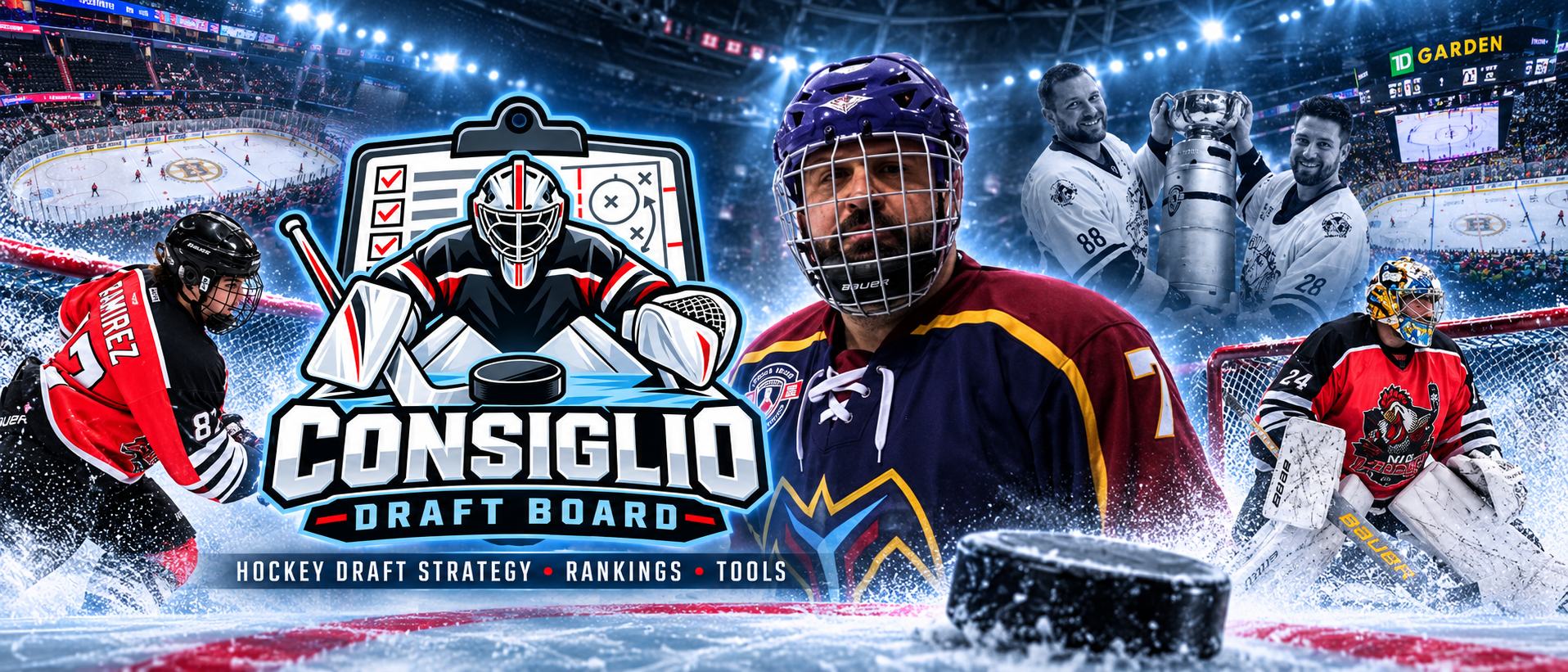Consiglio Draft Board - Build your draft, track every pick, own the board